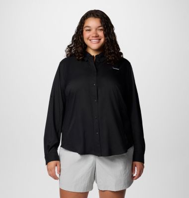 Columbia Women's PFG Tamiami II Long Sleeve Shirt - Plus Size-