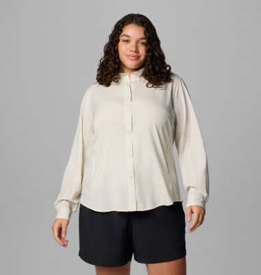 Columbia Women's PFG Tamiami II Long Sleeve Shirt - Plus Size-