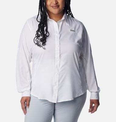 Columbia Women's PFG Tamiami II Long Sleeve Shirt - Plus Size -