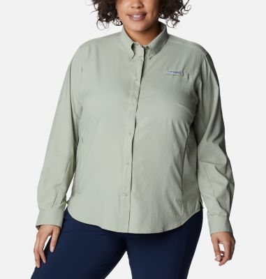 Columbia Women's PFG Tamiami II Long Sleeve Shirt - Plus Size -