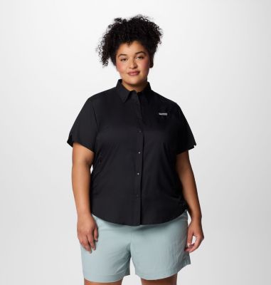 Columbia Women's PFG Tamiami II Short Sleeve Shirt - Plus Size-