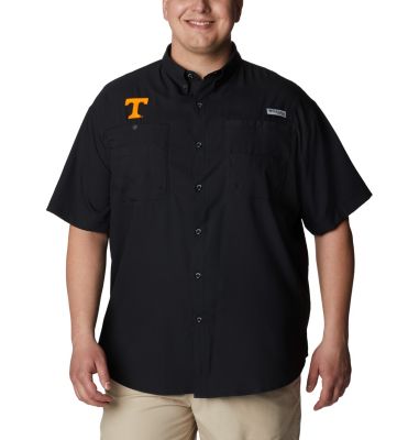 Columbia Men's Collegiate PFG Tamiami  Short Sleeve Shirt - Big - Tennessee-