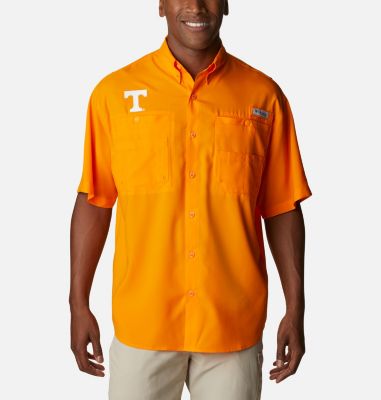 Columbia Men's Collegiate PFG Tamiami  Short Sleeve Shirt - Tall - Tennessee-