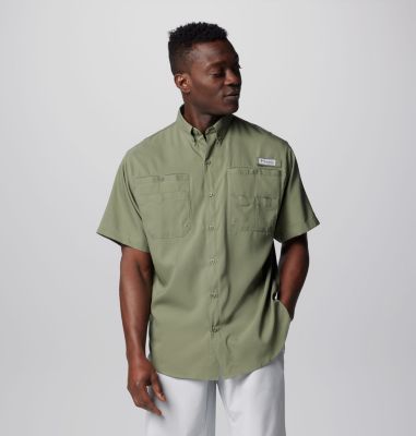 Columbia Men's PFG Tamiami II Short Sleeve Shirt - M - Green
