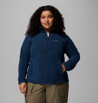 Columbia Women's Benton Springs Full Zip Fleece Jacket - Plus Size-