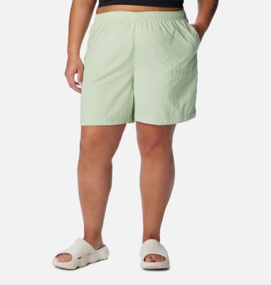 Columbia Women's Sandy River Shorts - Plus Size - 2X - Green