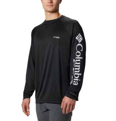 Columbia Men's PFG Terminal Tackle Long Sleeve Shirt - S - Black