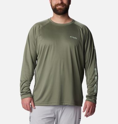 Columbia Men's Terminal Tackle LS Shirt - 3X - Green