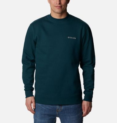 Columbia Men's Hart Mountain II Crew Sweatshirt - XL - Green