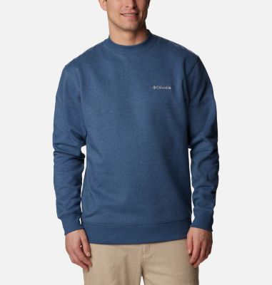 Columbia Men's Hart Mountain II Crew Sweatshirt - XL - Blue