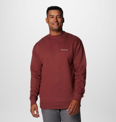 Columbia Men's Hart Mountain II Crew Sweatshirt - XL - Pink