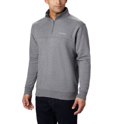 Columbia Men's Hart Mountain II Half Zip Sweatshirt - M - Grey