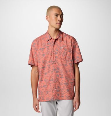 Columbia Men's PFG Trollers Best  Short Sleeve Shirt   Tall-