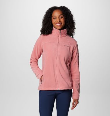 Columbia Women's Fast Trek II Fleece Jacket - XS - Red  Pink