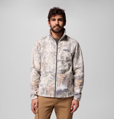 Columbia Men's Steens Mountain  Printed Fleece Jacket - Tall-