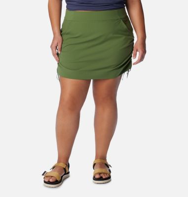 Columbia Women's Anytime Casual Skort - Plus Size - 3X - Green