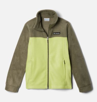 Columbia Boys' Steens Mountain II Fleece Jacket - M - Green