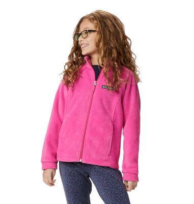 Columbia Girls Benton Springs Fleece Jacket - XL - Pink  Pink