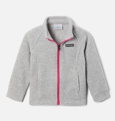 Columbia Girls Toddler Benton Springs Fleece Jacket - 2T - Grey