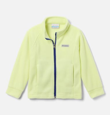 Columbia Girls Toddler Benton Springs Fleece Jacket - 3T - Yellow