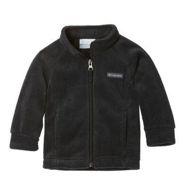 Columbia Girls Infant Benton Springs Fleece Jacket - 3/6 - Black