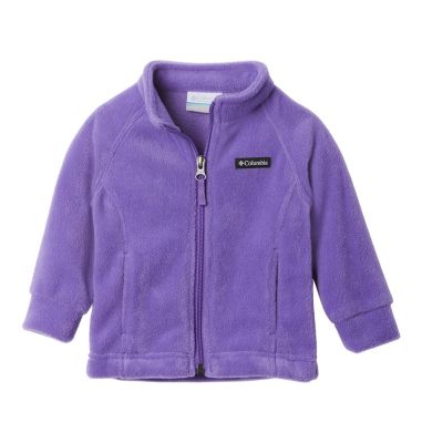Columbia Girls Infant Benton Springs Fleece Jacket - 0/3 - Purple