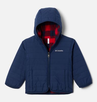 Columbia Toddler Double Trouble Reversible Jacket - 2T - Blue