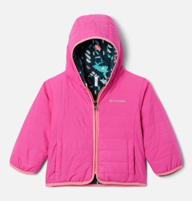 Columbia Toddler Double Trouble Reversible Jacket - 2T - Pink