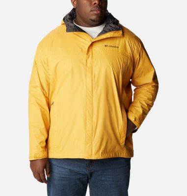 Columbia Men's Watertight II Rain Jacket - Big - 5X - Yellow