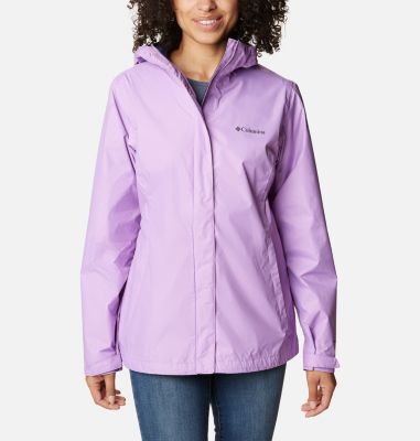 Columbia Women's Arcadia II Rain Jacket - XL - Purple