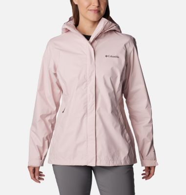 Columbia Women's Arcadia II Rain Jacket - S - Pink