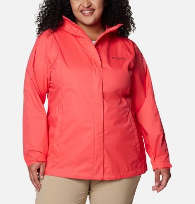 Columbia Women's Arcadia II Jacket - Plus Size - 2X - Red  Juicy