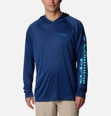 Columbia Men's PFG Terminal Tackle Hoodie - XL - Blue