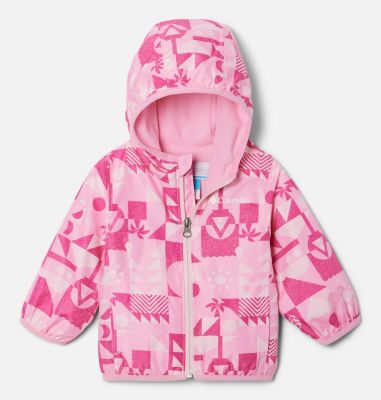 Columbia Infant Mini Pixel Grabber II Wind Jacket - 0/3 - Pink
