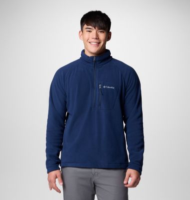 Columbia Men's Fast Trek III Half Zip Fleece Pullover - XL - Blue