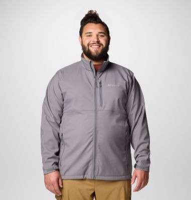 Columbia Men's Ascender Softshell Jacket - Big - 2X - Grey  City