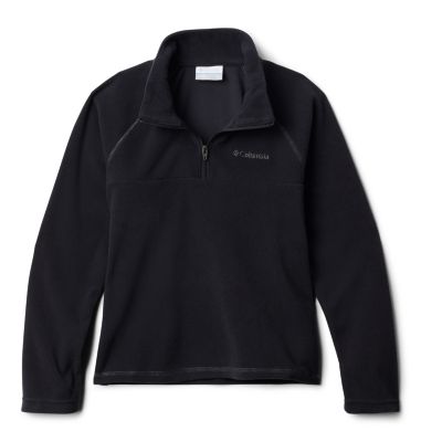 Columbia Boys Glacial Fleece Half Zip Jacket - XXS - Black  Black