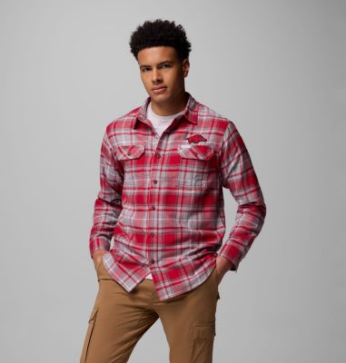 Columbia CLG Flare Gun  Flannel LS Shirt - Arkansas-