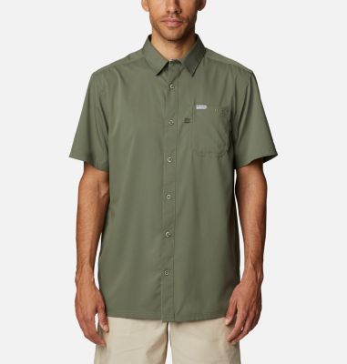 Columbia Men's PFG Slack Tide Camp Shirt - S - Green