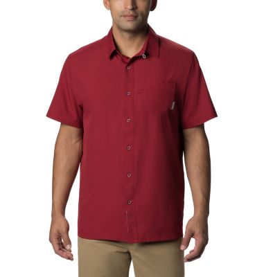 Columbia Men's PFG Slack Tide Camp Shirt - XXL - Red