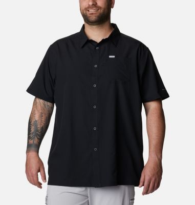 Columbia Men's PFG Slack Tide Camp Shirt - Big - 3X - Black