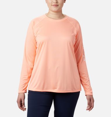 Columbia Women's PFG Tidal Tee II Long Sleeve Shirt - Plus Size-