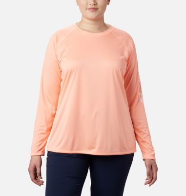 Columbia Women s PFG Tidal Tee  II Long Sleeve - Plus Size-