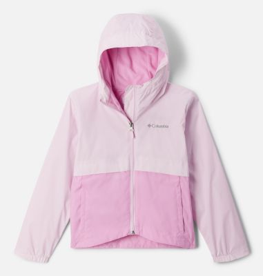 Columbia Girl S Rain-Zilla Jacket - XL - Pink