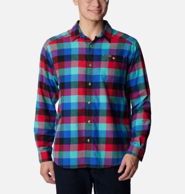 Columbia Men's Cornell Woods Flannel Long Sleeve Shirt - XL -