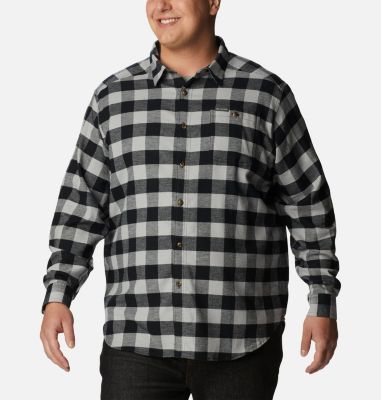 Columbia Men's Cornell Woods Flannel Long Sleeve Shirt - Big - 3X