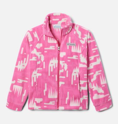 Columbia Girls' Benton Springs II Printed Fleece Jacket-