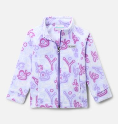 Columbia Girls' Toddler Benton Springs II Printed Fleece Jacket-