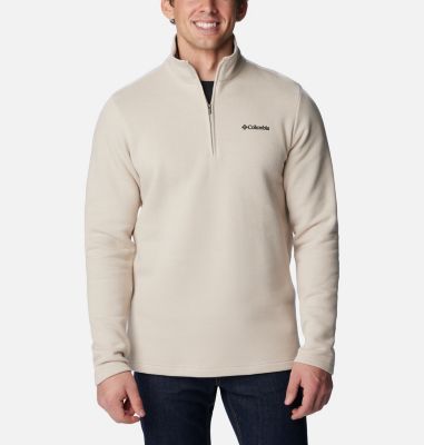 Columbia Men's Great Hart Mountain III Half Zip - XXL - Beige