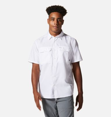 Mountain Hardwear Canyon Short Sleeve Shirt - XXL - White